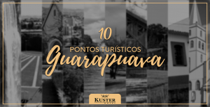 fotos de locais da cidade com o texto: 10 Pontos Turísticos Guarapuava
